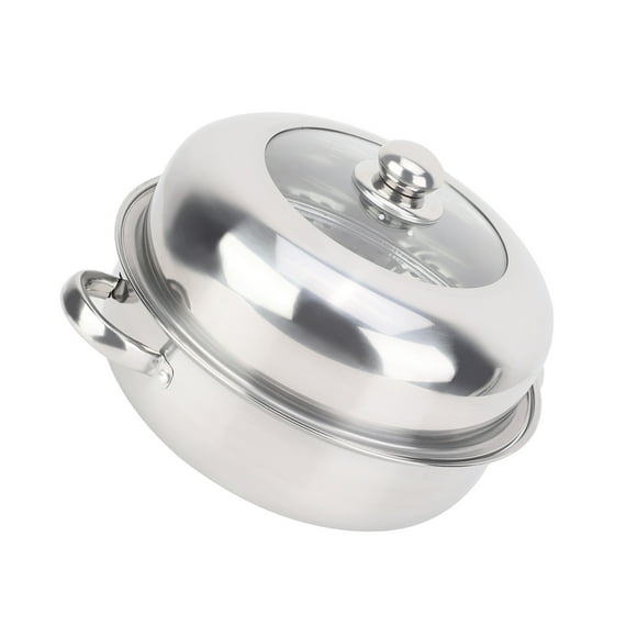 Food Steamer Pot, Cooking Steamer Steamer Pot, Multifunction Steamer Basket 28CM Food Steamer Pot Stainless Steel Steamer Pot, Dumpling Steamer Hotel For Household Resturant For