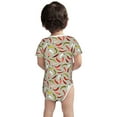 thumbnail image 2 of Pofeuu Colorful Chili Print Baby Boys Short-Sleeve Bodysuit,Just Born Unisex Baby Short Sleeve Bodysuits Undershirt-2 Years, 2 of 7
