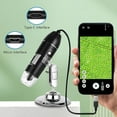 thumbnail image 3 of 1600x Zoom 8leds Usb Digital Microscope Endoscope Magnifier 1080p Camera Stand, 3 of 5
