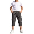 thumbnail image 6 of Boys Cargo Shorts (Sizes 6-16Years) | Cotton Belted Twill Cargo Shorts for Kids, Teen & Youth, 6 of 6