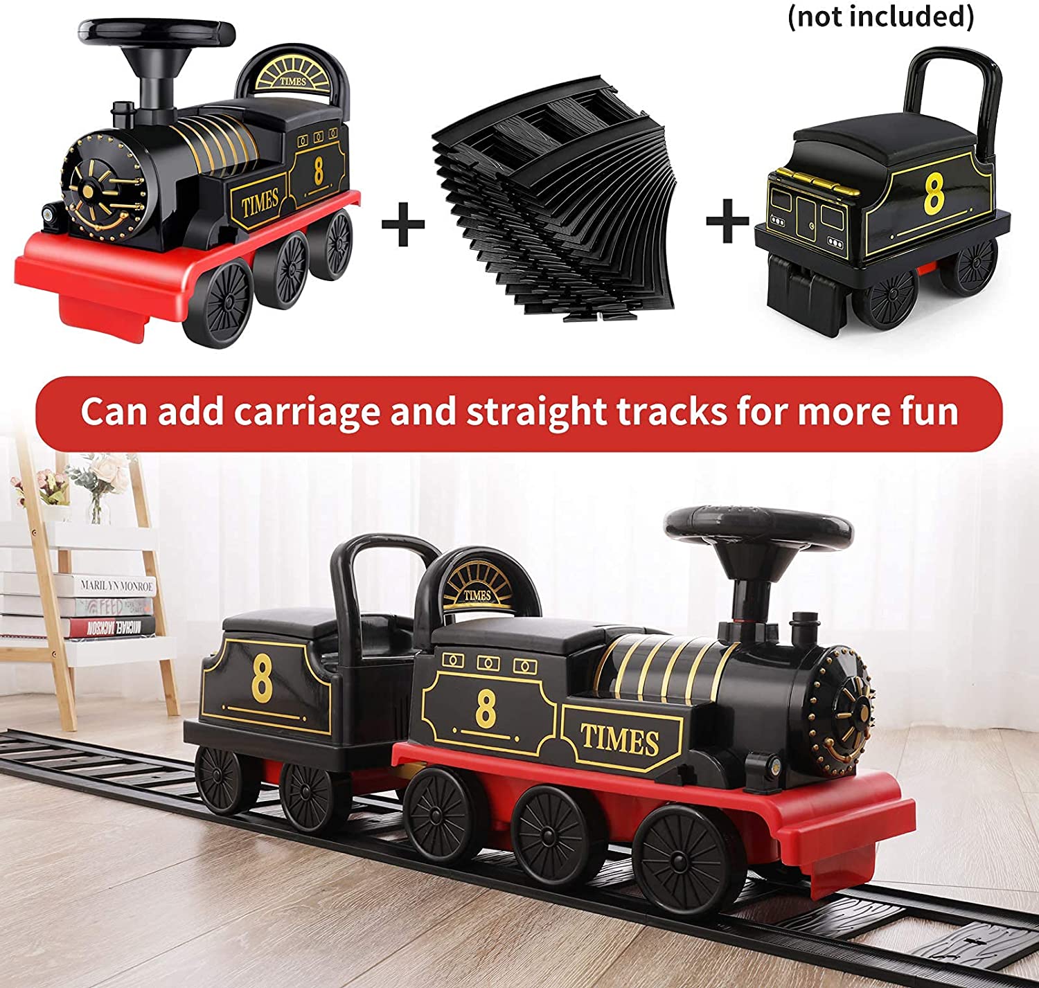 Rollplay Steam Train 6Volt Battery RideOn Toy 7721AC The Home Depot