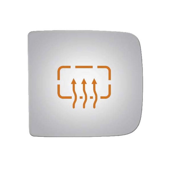 Burco Side View Mirror Replacement Glass - Clear Glass - 4339H