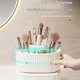 thumbnail image 2 of Rotating Makeup Organizer with Drawer Cosmetic Brush Holder Lipstick Eyebrow Pencil Storage Rack - G, 2 of 5