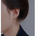 thumbnail image 4 of 18G Tiny Flower Stud Cartilage Earrings for Women 925 Sterling Silver Mini Cute Daisy 3mm Ball Barbell Screw Back Studs Sleeper Tragus Post Minimalist Hypoallergenic Piercing Body Jewelry, 4 of 6