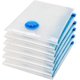 thumbnail image 1 of 10 Pack 70x50cm Vacuum Storage Bags - Air Tight Space Saver Vaccum Bags For Wardrobes, Cupboards - Large Reusable Vacuum Bags For Clothes, Duvets, Bed, 1 of 5