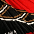 thumbnail image 3 of NHL Ottawa Senators Plush Throw Blanket, 50" x 60", 3 of 5