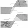 thumbnail image 6 of StSilkitty Men's 2 Piece Sets Sleeveless Button down Collared Shirts and Pants Outfits Solid Color Lightweight Comfy Set, 6 of 8