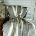 thumbnail image 2 of Plutus PB16444-6072-TC Tissavel Chinchilla Faux Fur Handmade Throw, Gray & Cream - 60 x 72 in., 2 of 4