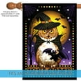 thumbnail image 3 of Toland Home Garden Halloween Fortune Owl Halloween Flag Double Sided 28x40 Inch, 3 of 5