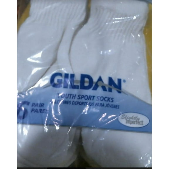 Gildan Size 9-2 1/2 Boys Ankle Cut Socks (6 Pairs)