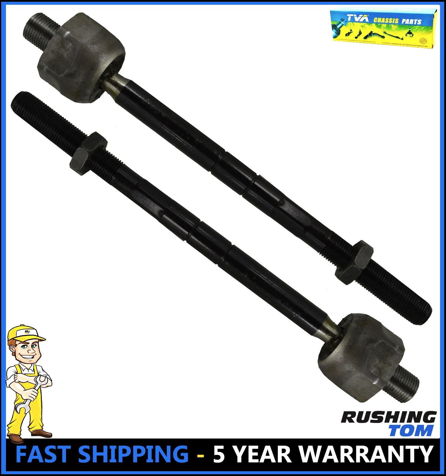 2 Front Inner Tie Rod Left & Right for Ford Ranger Explorer