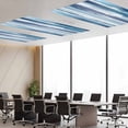 thumbnail image 5 of Fluorescent Light Covers 2 Pack 4x2 ft Blue Ripple Ceiling Light Covers Watercolor Art Light Filters for Classroom, Office & Home, Drop Ceiling Light Covers, 5 of 8