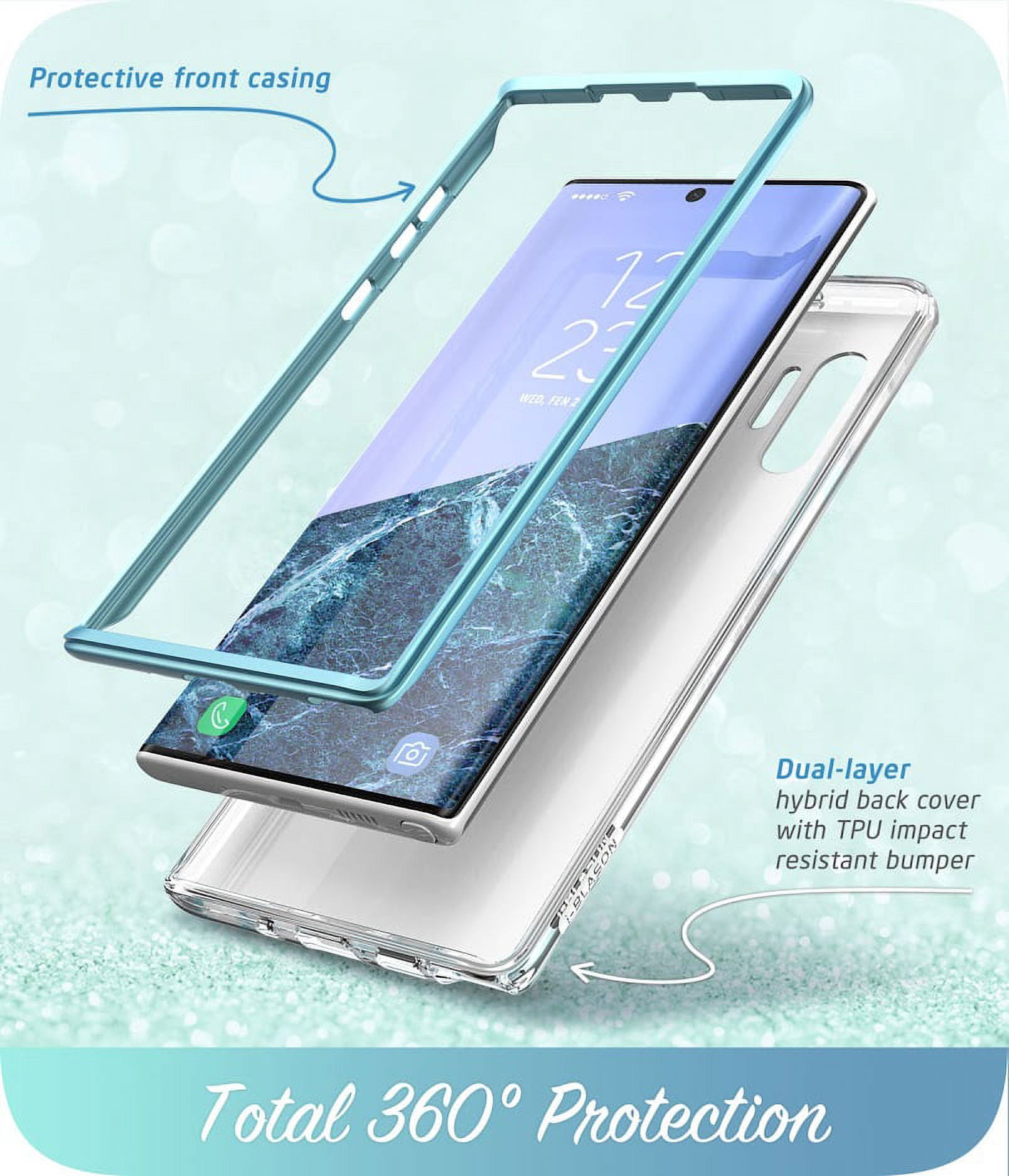i-Blason Cosmo Series Case for Galaxy Note 10+ Pro/Plus 5G 2019 Release, Slim Stylish Protective Bumper Case Without Built-in Screen Protector (Navy)