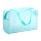 thumbnail image 1 of Neceser de viaje portátil, neceser de maquillaje para mujer, bolsa de almacenamiento para el baño de gran capacidad, bolsa organizadora floral transparente reforzada, 1 of 7