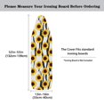 thumbnail image 6 of HELLHERO Iron Board Covers for Elastic Edges 15x54 Protective Covers Polyester Iron Padding Cover Hook and Loop Fasteners Sunflowers, 6 of 6