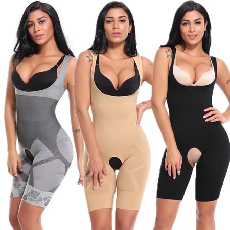 

Carolilly Full Body Shaper Girdle Bodysuit Waist Cincher Underbust Corset Slim Shapewear