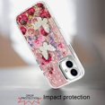 thumbnail image 3 of For iPhone 17 Epoxy Glitter Butterfly Ornaments Design HQ Metal Buttons Hybrid - 7, 3 of 3
