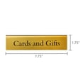 thumbnail image 5 of Gold Metal Tabletop Cards & Gifts Sign, Gold, by Way To Celebrate, 5 of 6