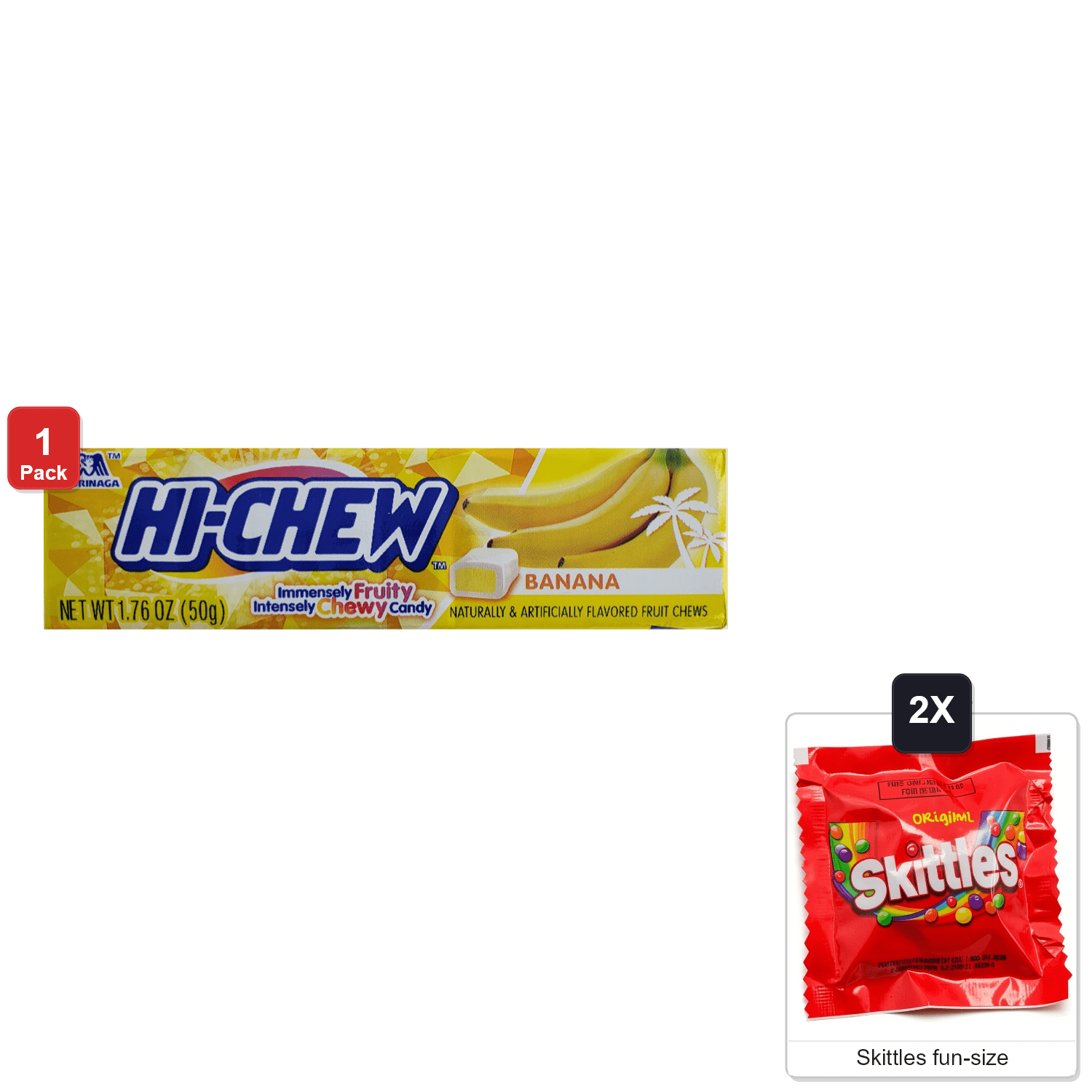 Hi-Chew Lilikoi Passion Fruit Candy, Rare Tropical Flavor, 1.76 Oz