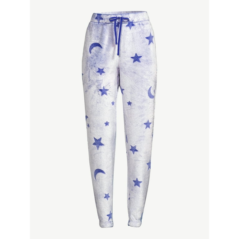Joyspun Women s Plush Fleece Sleep Joggers Sizes XS to 3X Walmart