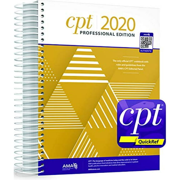 Pre-Owned CPT Professional 2020 and CPT Quickref App Bundle (Unknown) 1640160337 9781640160330
