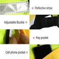 thumbnail image 2 of Qiilu 2 Colors Multi-function Night Sporting Reflective Cycling Running Vest Hiking Jacket ,Multi-function Vest, Running Vest, 2 of 7