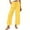 Yellow, variant on Tqcoqu Womens Casual Pants Loose High Waist Cropped Palazzo Beach Pants Summer Outfits 2026 Trendy,Army Green Women's S-XXL
