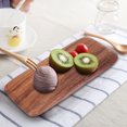 thumbnail image 4 of Bandeja para sushi, frutas y postres para el hogar y el restaurante, plato rectangular de madera para servir de 30 x 15 x 2 cm, 4 of 8