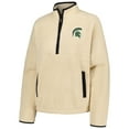 thumbnail image 2 of Women's Natural Michigan State Spartans Everest Half-Zip Sweatshirt, 2 of 4