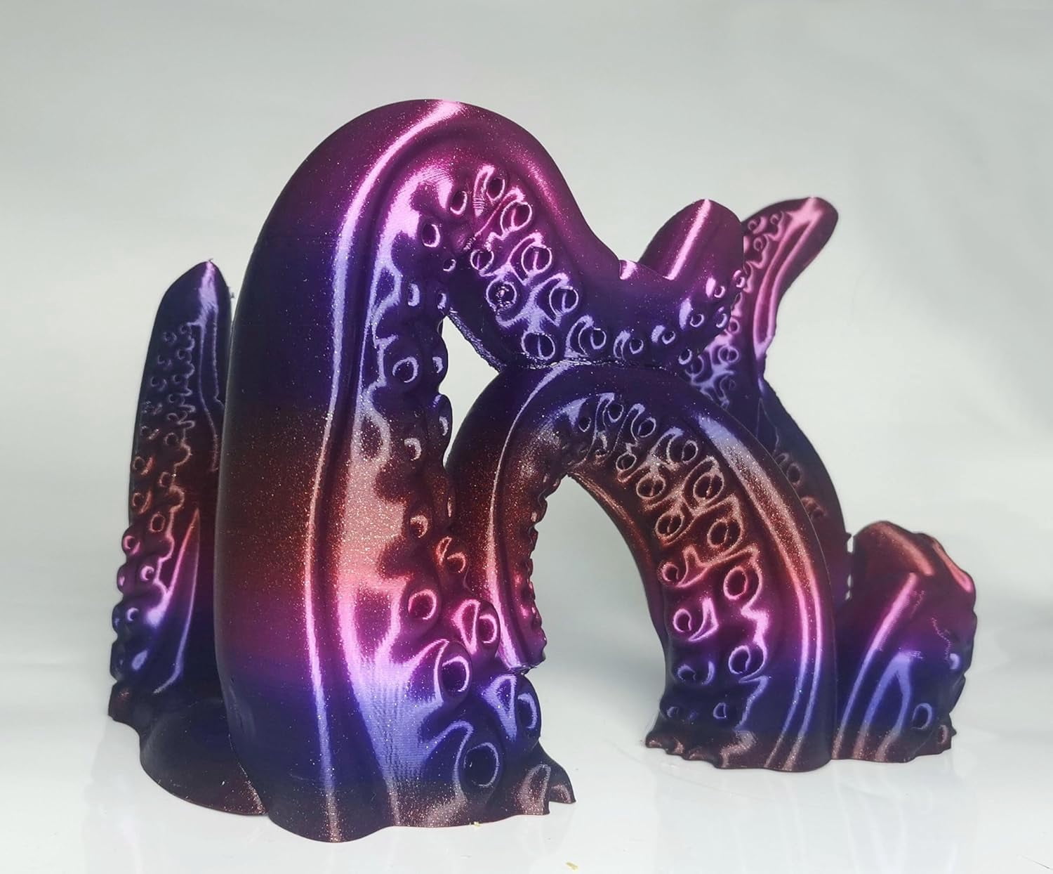 PLA 3D Printer Filament 1.75mm, Galaxy red,Silk Blue, Silk Purple,Net Weight 1kg