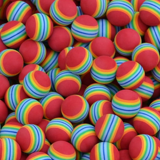 Pelota elástica de colores para 20 piezas, pelota de espuma EVA, pelota para hacer ejercicio en interiores, patio de juegos, juguete para niños, pelota de esponja, herramienta de entrenamiento deport