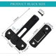 thumbnail image 2 of 2 Pack Barn Door Lock, 4' Stainless Steel Barn Door Latch Lock, Flip Stainless, 2 of 5