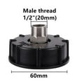 thumbnail image 1 of Adaptateur de Remplacement de Réservoir en Acier Inoxydable Raccord de Vidange Fil Grossier, 1 of 9