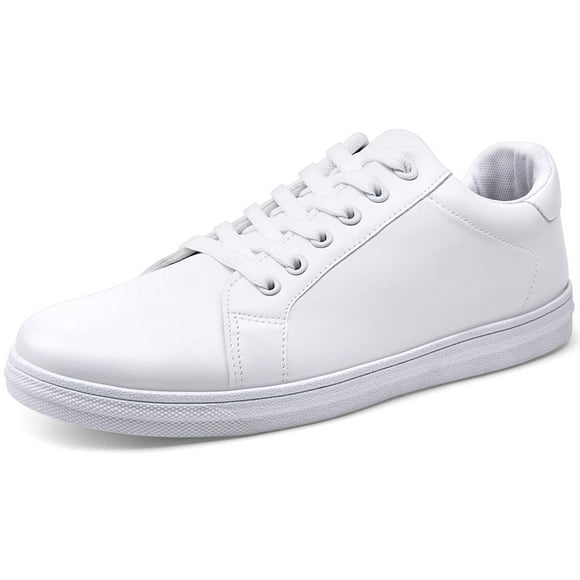 Jousen Men's Fashion Sneakers White Shoes for Men Casual Breathable Shoes(AMY871 All White 10)