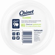 Chinet Classic Lunch Plate, 8 3/4, White, 120 Count