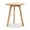 Wood + Natural + Solid Wood, variant on Small Round Solid Oak End Table, 3-Leg Natural Wood Side Table, Multi-Functional Coffee Nightstand with Anti-Slip Floor Pads for Living Room Bedroom Balcony, Simple Quick Assembly