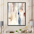 thumbnail image 2 of Pastel Abstract With Pink Dark Blue and Gray Spots 30 in x 40 in Framed Painting Canvas Art Print, by Designart, 2 of 5