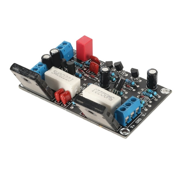 Carte d'Alimentation, 2SC5200 Installation Facile 2SA1943 100W Carte de Protection de Circuit d'Ampli pour Haut-Parleur