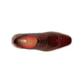 thumbnail image 4 of Stacy Adams Alario Wingtip Oxford Croco Leather Shoes Cognac 25725-221, 4 of 7