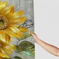 thumbnail image 3 of JEUXUS Sunflower Yellow Flower Shower Curtain for Bathroom Decoration White, 3 of 7