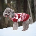 thumbnail image 3 of Dog sweater, winter warm dog sweater clothes pet coat clothes puppy sweater sweater small and medium sized dog pet sweater, 3 of 9
