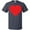 Navy Blue, variant on Inktastic Red Heart T-Shirt
