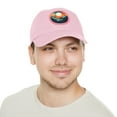 thumbnail image 5 of Mountain Logo Dad Hat Strap Back Circle Round Patch Adjustable Retro Colors, 5 of 7