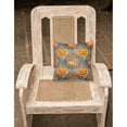 thumbnail image 2 of Carolines Treasures BB7521PW1818 Watecolor Halloween Pumpkins Fabric Decorative Pillow  18H x18W multicolor, 2 of 2