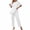 White, variant on Cmfcve Women's Two Piece Lounge Sets Short Sleeve Tops and Wide Leg Pants Set Casual Summer Pjamas Set