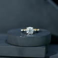 thumbnail image 4 of Cushion Cut Moissanite Solitaire Engagement Ring (7mm, 3 CT, D-VS1 Quality), 14K Yellow Gold, US 5.00, 4 of 7