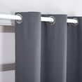 thumbnail image 4 of Rosnek Blackout Doorway Curtain for Closet, Privacy Room Divider Door Curtain Thermal Insulated Accordion Door Window Curtain Drape for Kitchen Storage Room, 1 Panel, 4 of 6