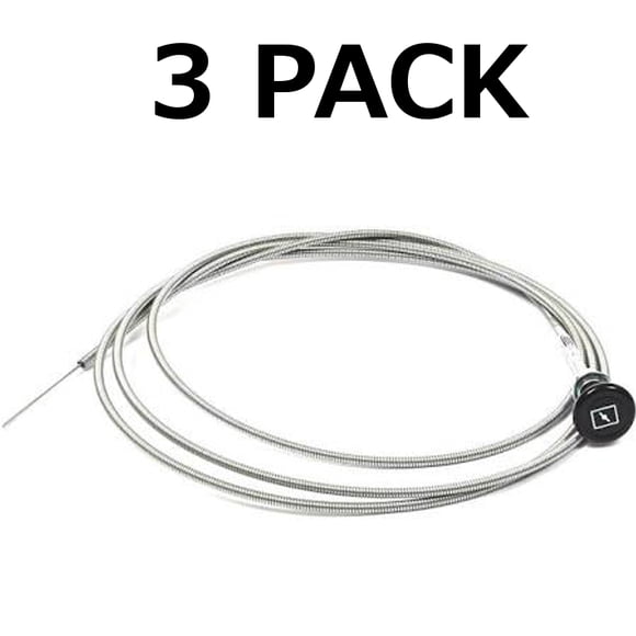Câble de Starter Universel Oregon 60-122, Conduit de 96 Pieds, Câble d'Accélérateur pour Karting, Lot de 3