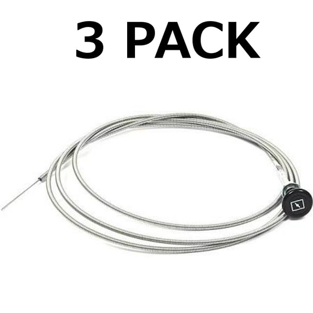 Câble de Choc à Tirer et Pousser 96 Pouces Bouton Rond Mini-Bike Universel