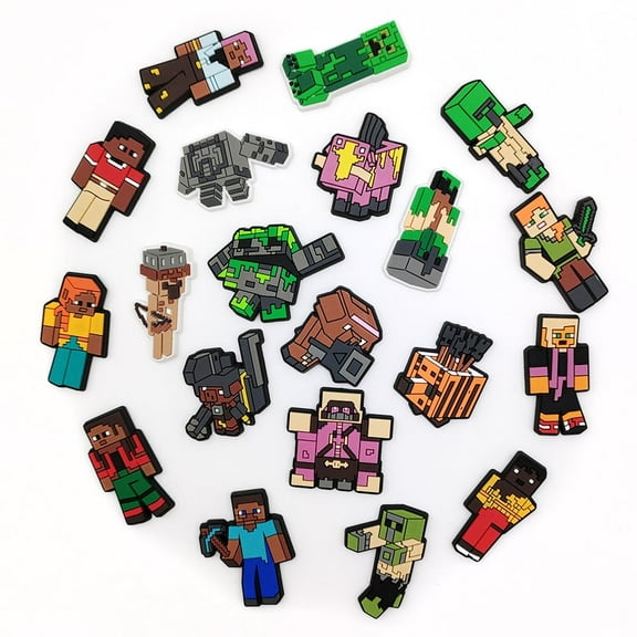 Personalize Shoe Charms Set Fit for Clog Decoration Personalized Gifts for Boys Girls Women Party Favors, 20Pcs